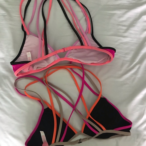 Victoria’s secret triangle bikini top bundle set - Picture 7 of 7